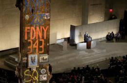 美国911国家纪念博物馆揭幕 奥巴马出席开馆仪式