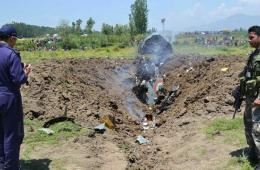 印度空军米格-21战机坠毁 驾驶员当场死亡